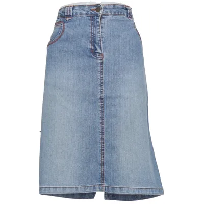 Jupe en jean (Bleu) de Biaggini Coton, Élasthane, Polyester
