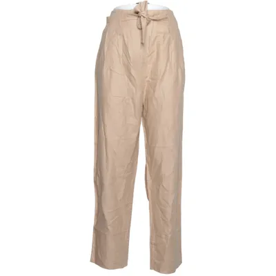 Pantalon (Beige) de Second Female Coton, Lin