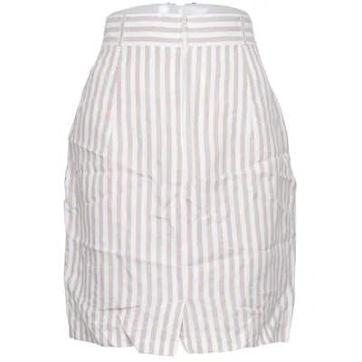 Jupe (Beige, Blanc) de Taifun Collection Lin, Viscose