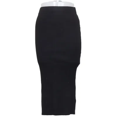 Jupe longue (Noir) de H&M Basic Viscose, Polyester, Polyamide