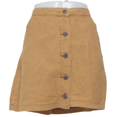 Skirt (Brown) from Boohoo Blue Cotton, Polyester