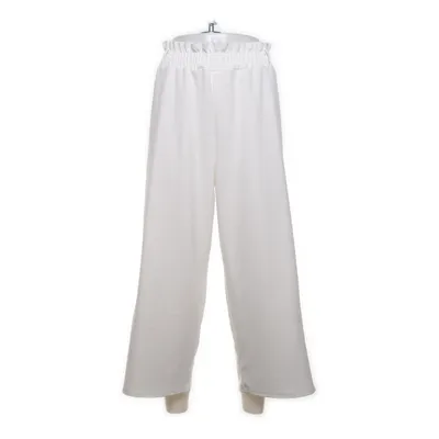 Pantalon patte d'éléphant (Blanc) de Sisters Point Élasthane, Polyester