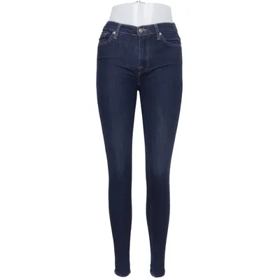 Spijkerbroek (Blauw) van 7 for All Mankind Katoen, Elastaan, Polyester