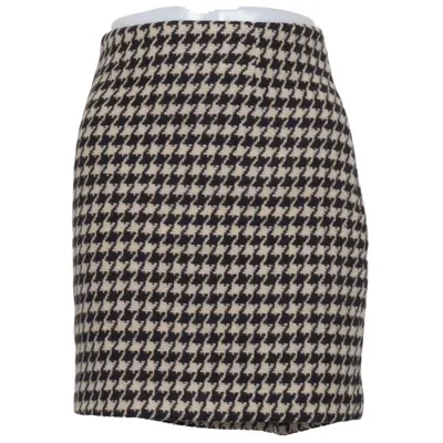 Skirt (Black, Beige) from Anine Bing Acrylic, Polyester, Wool