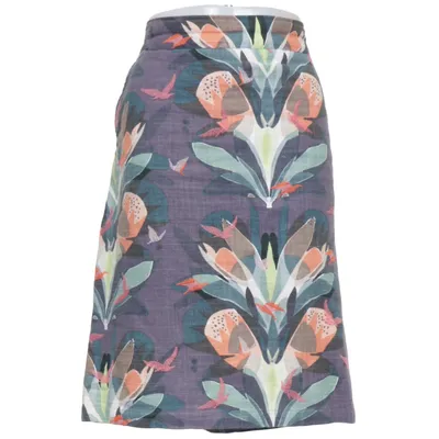 Jupe (Gris, Multicolore) de White Stuff Coton, Lin, Polyester