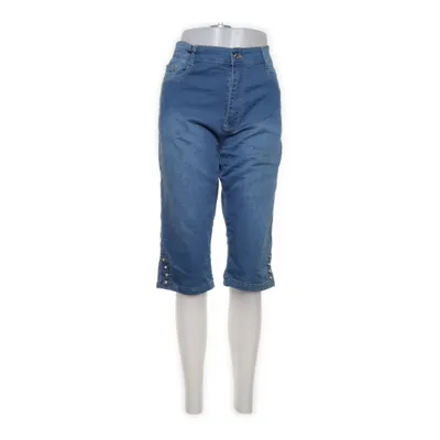 Three-quarter pants (Blue) from Wang li Cotton, Elastane, Polyester