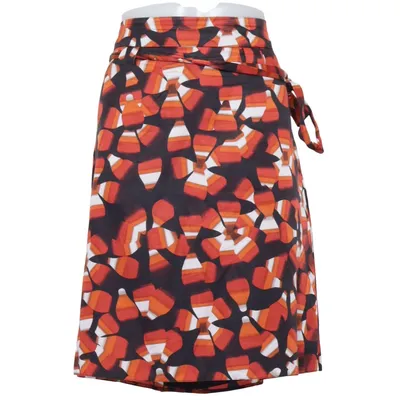 Skirt (Black, Red, Orange) from Turnover Silk