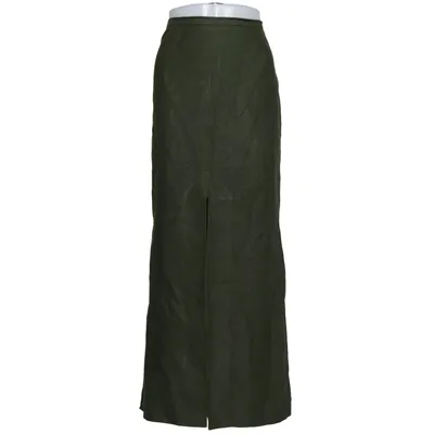 Jupe (Vert) de Mothwurf Acétate, Lin