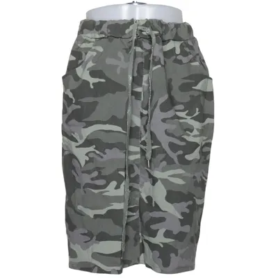 Skirt (Green, Gray, Black) from Mix by Heart Elastane, Polyester, Viscose