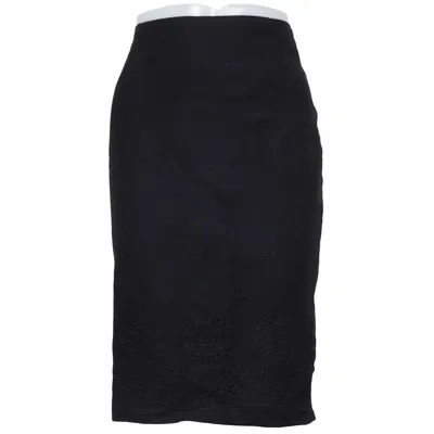 Skirt (Black) from Shann by Pola Polyester, Viscose, Wool