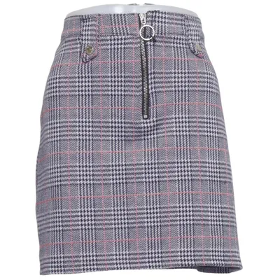 Jupe (Gris, Noir, Rouge) de Adore Élasthane, Polyester