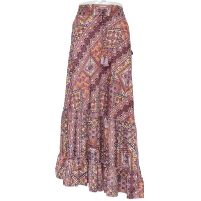 Jupe longue (Marron, Multicolore) de Gold & Silver Viscose