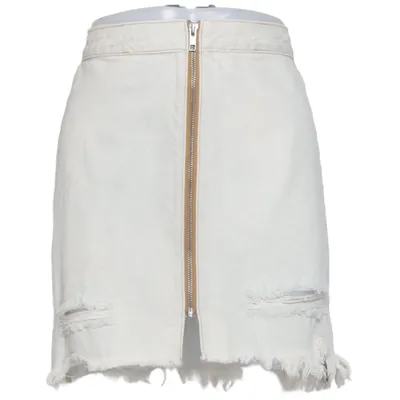 Denim skirt (White) from Oneteaspoon