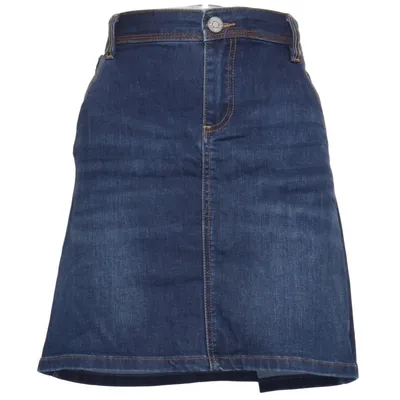 Jupe en jean (Bleu) de Mantaray Coton, Élasthane, Polyester