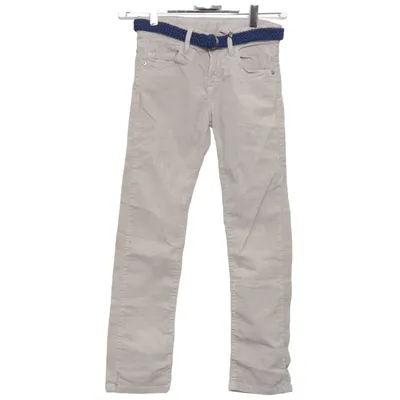 Corduroy broek (Beige) van Eddie Pen Katoen, Elastaan