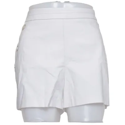 Shorts (White) from Morgan de Toi Cotton, Elastane, Polyamide