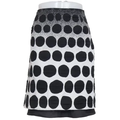 Jupe (Noir, Blanc) de Evelin Brandt Coton, Viscose
