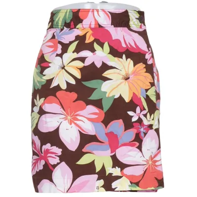 Skirt (Brown, Multicolored) from White Stag Cotton, Elastane