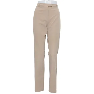 Pantalon (Beige) de 'S MaxMara Coton, Élasthane, Polyester
