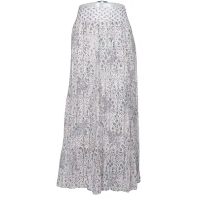Maxi nederdel (Beige, Flerfarvet) fra Malvin Polyester, Viscose