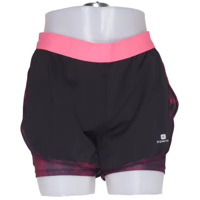 Sports shorts (Black, Pink) from Decathlon Elastane, Polyamide, Polyester
