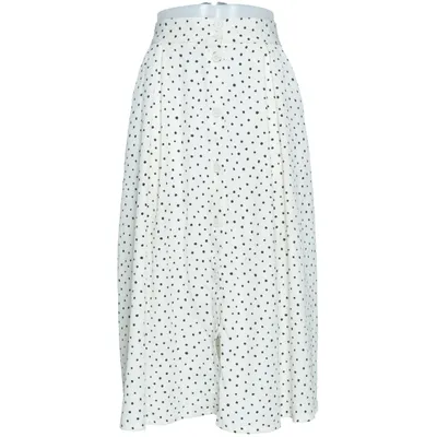 Maxi skirt (White, Black) from Monki Polyester