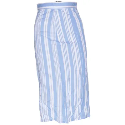 Jupe (Bleu, Blanc) de Lemlem x H&M Lin, Lyocell