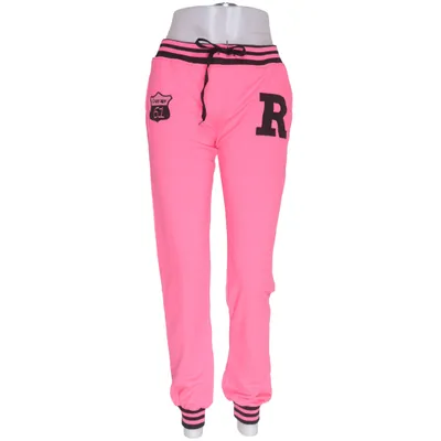 Pantalon de survêtement (Rose, Noir) de Crazy Age Coton, Élasthane, Polyester