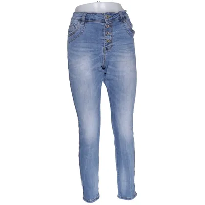 Jean (Bleu, Blanc, Rouge) de Lexxury Coton, Élasthane, Polyester, Viscose