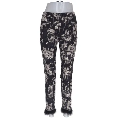 Broek (Zwart, Beige) van Cambio Katoen, Elastaan, Polyamide, Polyester