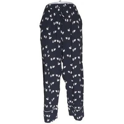 Pantalon (Noir, Blanc) de Emma och Malena Viscose