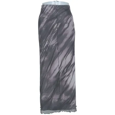 Maxi rok (Grijs, Roze) van Zara