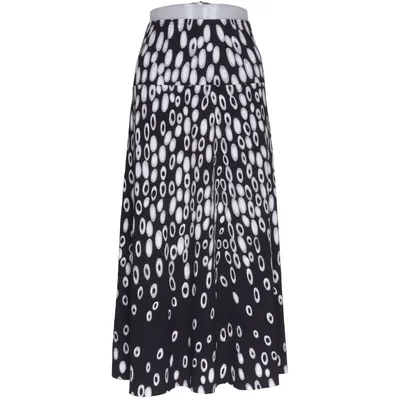Jupe (Noir, Blanc) de Klaus Modelle Élasthane, Viscose