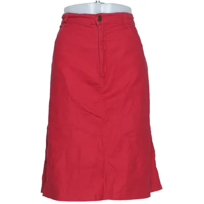 Skirt (Red) from Sara Cotton, Elastane, Linen