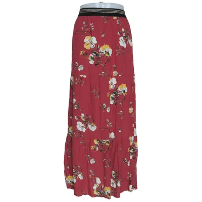 Långkjol (Röd, Flerfärgad) från Manguun Polyester, Viskos