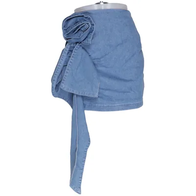 Jeanskjol (Blå) från Laulia Bomull, Elastan, Polyester