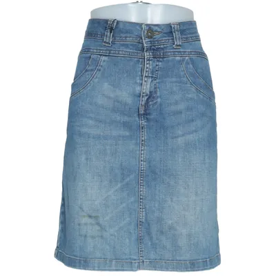 Jupe en jean (Bleu) de Green House Coton, Élasthane