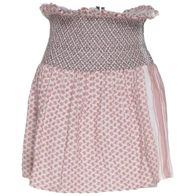 Rok (Beige, Wit) van Cecilie Copenhagen Katoen