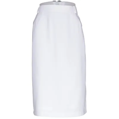 Jupe (Blanc) de Yarell Acétate, Polyester