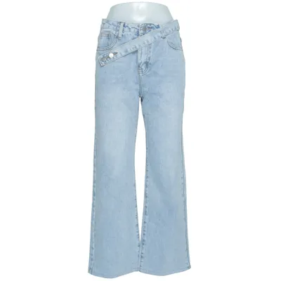 Jeans (Blue) from The Kript Cotton
