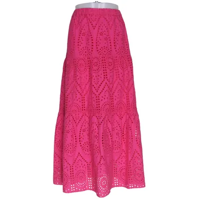 Jupe longue (Rose) de H&M Coton, Polyester