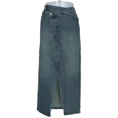 Jeanskjol (Blå) från My Essential Wardrobe Bomull, Elastan, Polyester