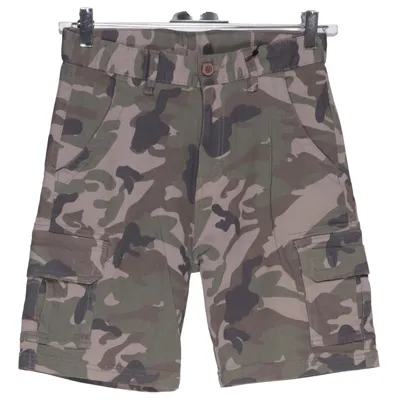Cargo shorts (Groen, Beige, Bruin) van A-One Katoen, Elastaan