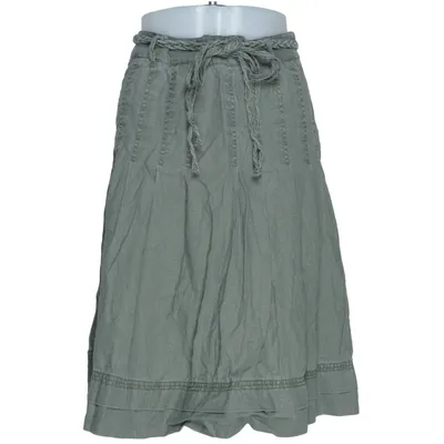 Kjol (Grön) från L.O.G.G by H&M Bomull, Linne