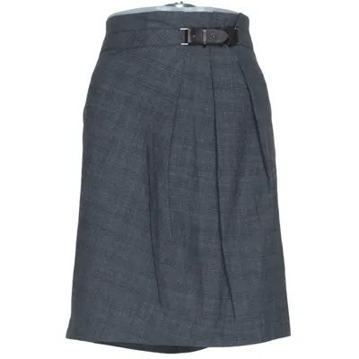 Jupe (Gris) de Marc Cain Cupro, Élasthane, Laine