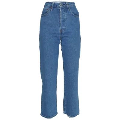 Spijkerbroek (Ribcage Straight Ankle) van Levi Strauss & Co Katoen, Elastaan