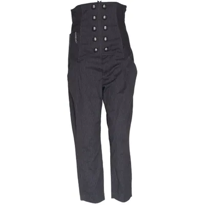 Kostuumbroek (Grijs) van Miss Sixty Katoen, Elastaan, Polyester, Viscose