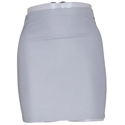 Pennkjol (Grå) från Fashion Nova Elastan, Polyester