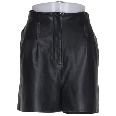 Short en cuir (Noir) de Les Coyotes de Paris Cuir