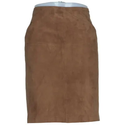 Lederrock (Braun) von Christian Berg Leder, Polyester